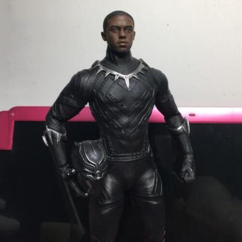 1/6 Scale U.S. Captain 3 Hero king Black leopard Head Sculpt with Display Base F 12" Collectible Action Figure