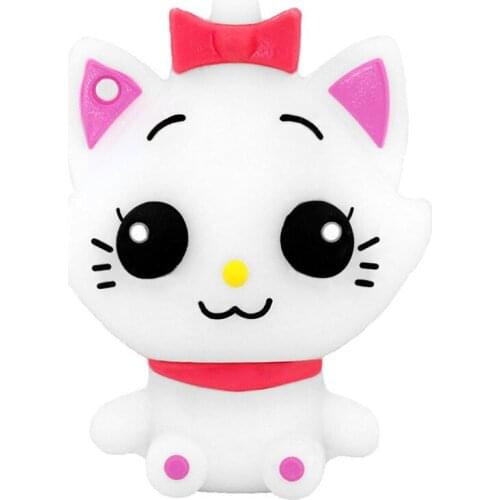 Cute USB Flash Drive 32GB Cartoon Cat Pendrive Memory Thumb Stick 64GB Animal Jump Drive Character Data Storage Gift USB Disk