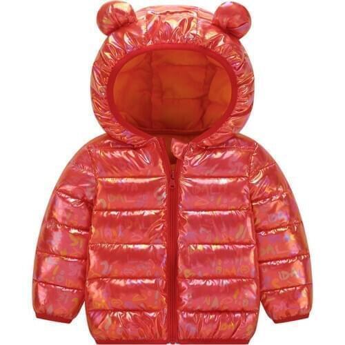 Fashion Children Jacket New autumn winter down cotton-padded jacket for boys girl colorful bright children jacket Infant Clothes