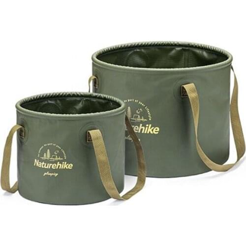 【New store 】 Waterproof Foldable Basin Portable Travel Folding Bucket Large Capacity Outdoor Round Bucket NH20SJ040 Naturehik