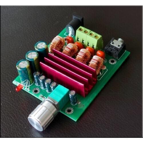 Single DC 8-25V 50W+50W 2.0 channel HIFI TPA3116D2 digital amplifier board