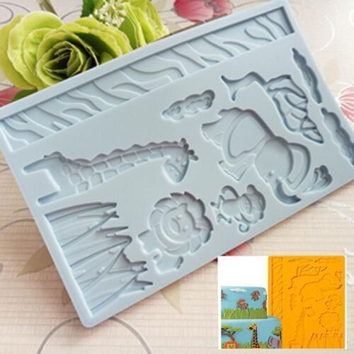 A variety of animal cake decoration mold Chocolate molds Fudge cake molds West Point decoration tools