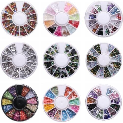 AY Mixed Color Nail High Quality Rhinestones Stones Makeup Beauty Decoration Crystals Accessories 2020New Woman Makeup Tools