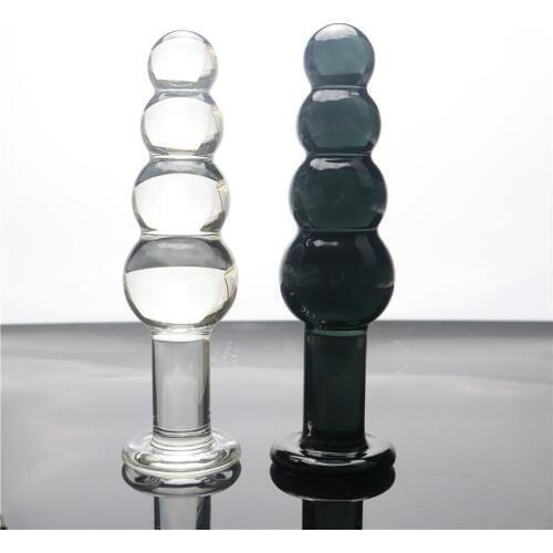 Sex Products Black And White Series Anal Plug Four Balls Butt Beads Anal Beads Adult Sex Products Masturbation