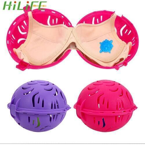 HILIFE Reusable Bra Laundry Balls Keeping Clothes Eco-friendly Bubble Bra Double Ball Saver Washer For Washing Machine