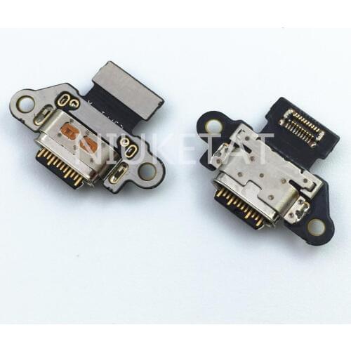 10pcs Micro USB Jack Connector socket Data charging port tail plug Flex Cable For Motorola Moto X4 X 4th XT1900 Mini USB