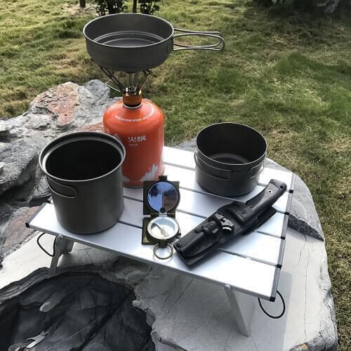 Ultralight Folding Beach Table Aluminum Portable Camping Table