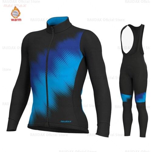 EKOIES Pro Team Cycling Jersey Winter Thermal Fleece Cycling Raudax Clothing Bike Pant Set MTB Ropa Ciclismo Maillot Wear 2021