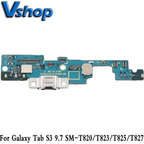 For Samsung Galaxy Tab S3 9.7 SM-T820/T823/T825/T827 Charging Port Board Tablet Replacement Parts USB Board Charger