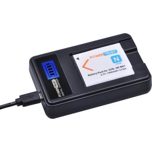 1Pcs NP-BN1 NP BN1 NPBN1 Replacement battery +LCD USB Charger For Sony DSC TX9 T99 WX5 TX7 TX5 W390 W380 W350 W320 W360 QX100