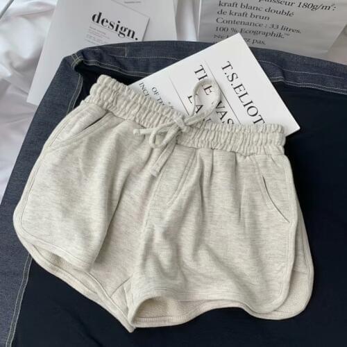 2020 Womens Shorts Summer Streetwear Casual Solid Drawstring Shorts Fashion Harajuku beautiful girl Motion Sexy Female Shorts