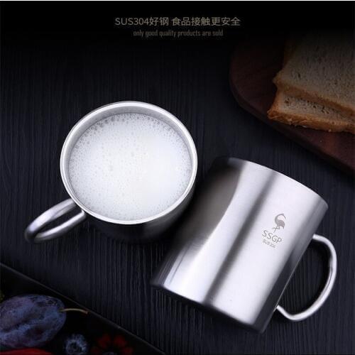 304 stainless stee drinking cup beer mug insulation and anti-scalding