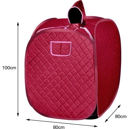 NEW Sauna Rooms for One Portable Folding Steam Sauna Cabin Generator SPA Room Tent Box Without Steamer Weight Loss Full Body HWC