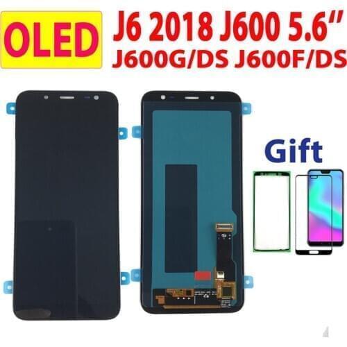 5.6‘’ OLED LCD Display For Samsung Galaxy J6 2018 J600 J600F J600Y Screen And Touch Glass Pannel Assembly