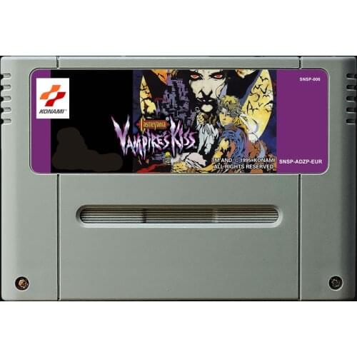 16Bit Games ** Castlevania Vampires Kiss ( PAL EUR Version!! )