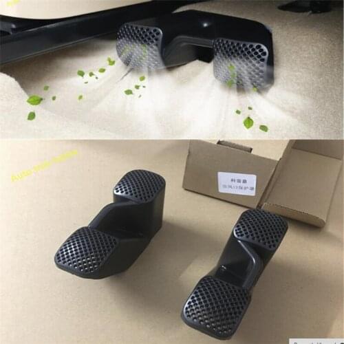 Seat Under Air Conditioning AC Vent Protection Frame Cover Trim 2 Pcs For Renault Kadjar 2016 2017 2018 Accessories