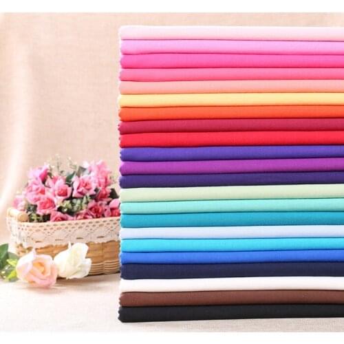50*140cm Soft Plain Japanese Yarn Dyed Cotton Fabric Handmade Basic patchwork Purse Quilting Craft Tissue Cloth Fabric