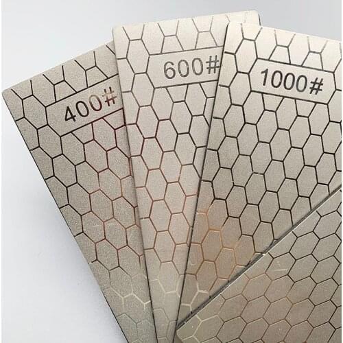 Diamond Sharpening Stone Ultra-thin Honeycomb Surface Whetstone Kitchen Gadget Accessories 400#-1200# Knife Sharpener Set
