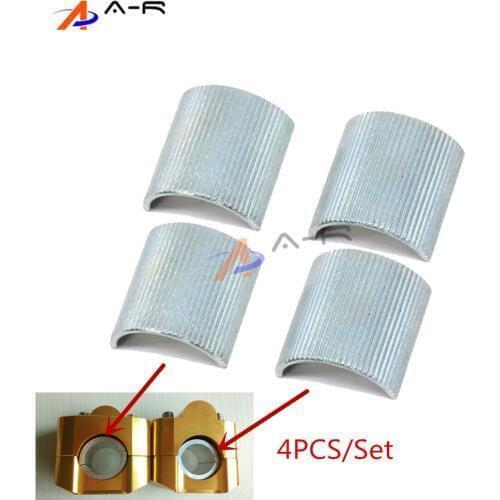 1 1/8" 22mm to 7/8" 28mm Aluminum Dirt Bike Handle Bar Clamp Adapters Handlebar Riser Spacers Conversion Shims Reducer Shells