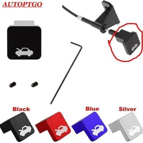 Aluminum Car Engine Bonnet Hood Release Latch Lever Pull Cable Handle Repair For Honda Civic CR-V CRV HR-V HRV Element Ridgeline