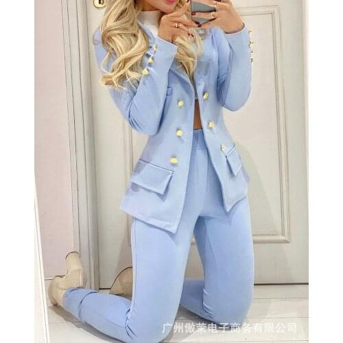ANGLIU Women's Trouser Suits With A Jacket China