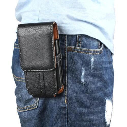 For Philips Xenium E570 E571 E331 E266W E316 Cases Stone Pattern Pu Leather Waist Bag Clip Belt Pouch Holster