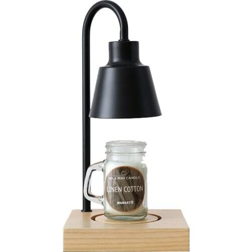 Electric Melting Wax Lamp Candlestick Elegant Simple Minimalist Candle Holder Wrought Iron Swieczniki Home Decoration EB50ZT