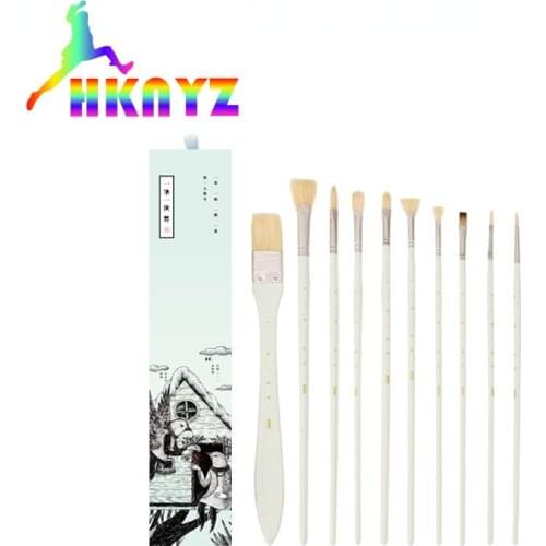 HIMI MIYA Artist Paint Brush Set Acrylic Oil Watercolor Himiguachi Painting