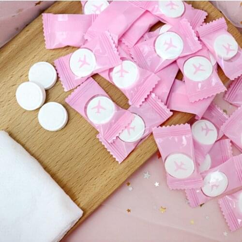 100/300 Pcs Compressed Travel Cotton Towel Magic Towel Portable Face Towel Soft Napkin Perfect Candy Tissue Baby Cleaning Wipes