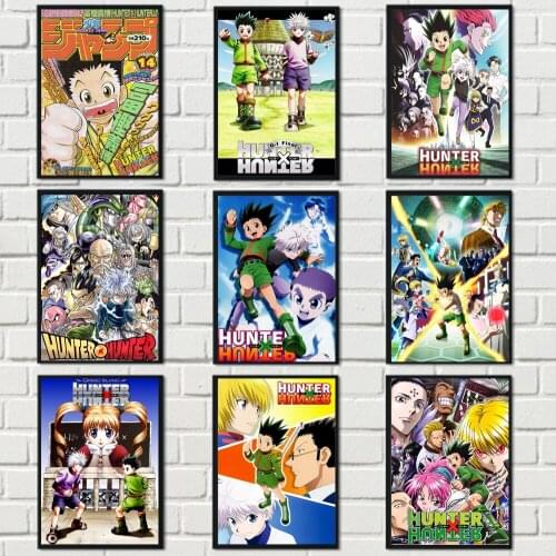 Classic Pop Japanese Anime Retro Canvas Painting Wall Art Nordic Posters and Prints Wall Pictures for Living Room Decoration