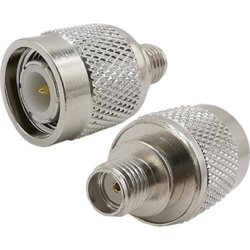 1Pcs TNC to SMA RF Coaxial Connector TNC Male Plug to SMA Female Jack RF Coax Connector for Antennas Radios Wi-Fi Coaxial Cable