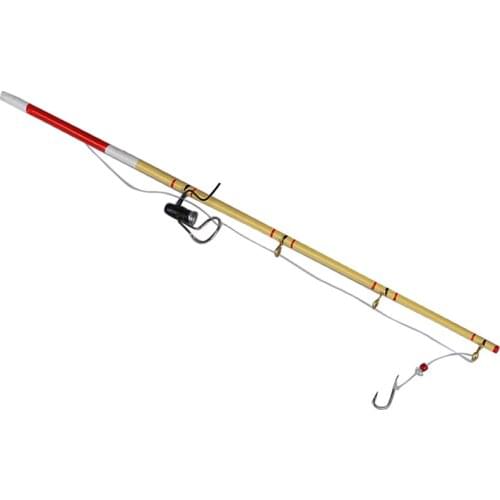 1Pc 1/12 Scale Dollhouse Miniature Fishing Rod Fishing Pole for Dolls House Decoration Kids Children Kitchen Toy