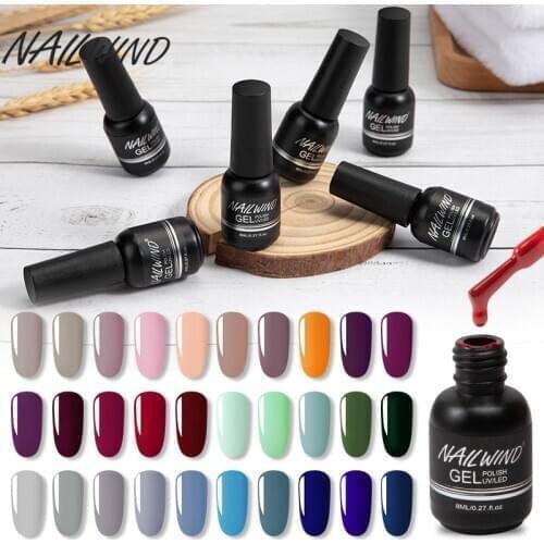 Gel Nail Polish Set UV Vernis Semi Permanent Primer Top Coat 8ML Gel hybrid varnishes Nail Art Manicure Polishes Nails