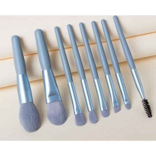 Navida 8PCS Makeup Brushes Sets Powder Foundation Eyeshadow Blusher Professional Beauty Make Up Candy Cosmetic Tool With Bag