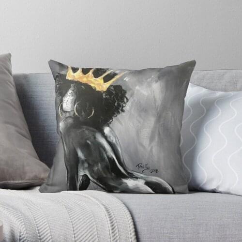 Naturally Queen VIII Throw Pillow Cushion Cover Polyester throw pillows case on sofa home living room car seat decor 45x45cm