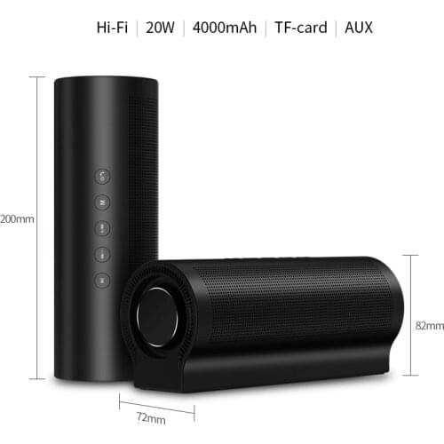 HIFI Subwoofer Wireless Bluetooth Speaker Support TF Card Aux For Desktop Computer Speakers Column Power Usb TV Music MP3 Bass