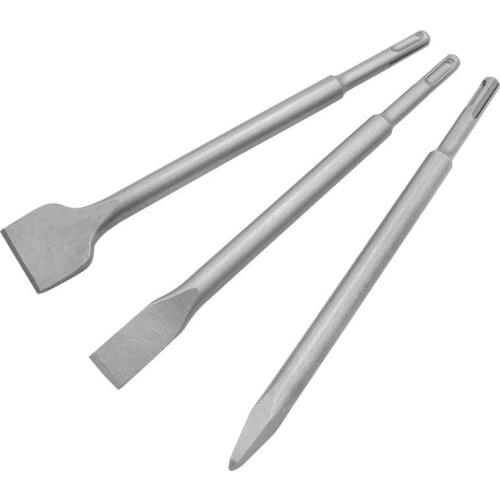 Sunshine Makita Electric Hammer Chisel Round Handle Pointed Flat Impact Drill Set for Concrete Wall Excavation