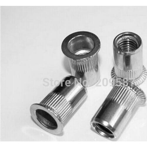 Pack of 50 M3 Metric Stainless Steel Rivet Nut Rivnut Insert Nutsert