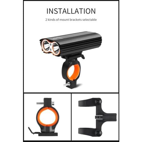 GIYO bicycle headlight T6 bright car light USB charging cycling light headlight waterproof car headlight cycling supplies