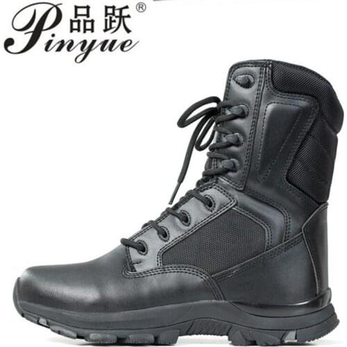 Military Leather Boots For Men Bot Infantry Tactical Boots Army Bots Army Shoes Tactical boots size 38--45