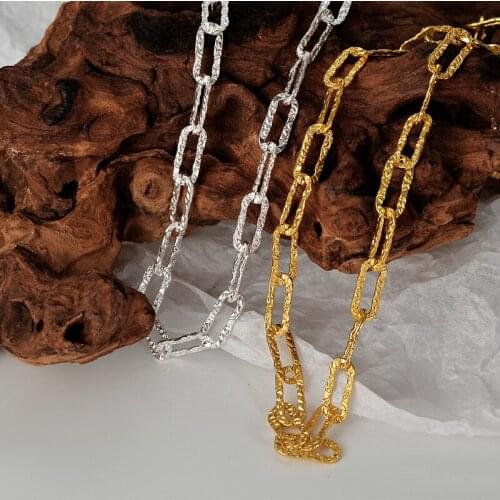 Silvology 925 Sterling Silver Ripple Texture Choker Necklace Elegant Luxury Wide Chain Short Necklace for Women Office Jewelry