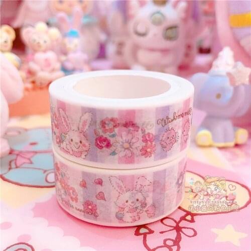 2pcs/lot Cartoon Washi Tape DIY Japanese Paper Decorative Masking Tape Stickers