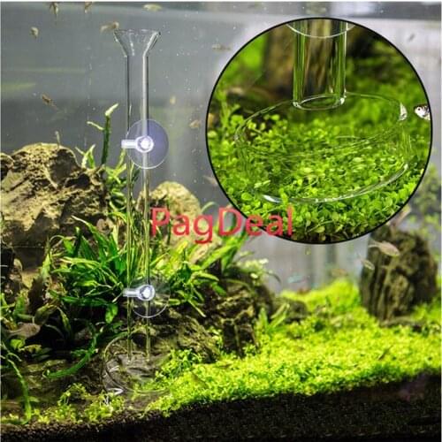 Aquarium Crystal Shrimp Feeding Tube Pipe Fish Tank Aquatic Dish Snail Fish Food Feeder Set Free Shipping