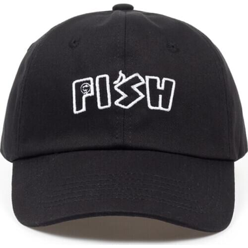 2019 new FISH alphabet baseball cap men and women universal summer sun shade breathable caps fashion sports hat outdoor leisure