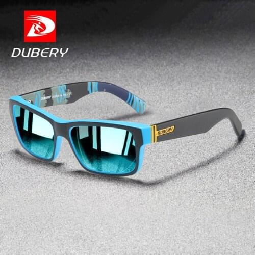 DUBERY Brand New Mens Polarized Sunglasses Suitable For Fishing Driving Golf UV400 Lens Can Block Harmful Glare D189