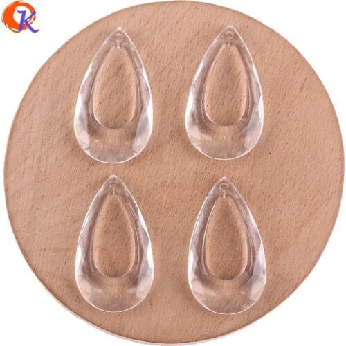 Cordial Design 22x39mm 245Pcs Jewelry Accessories/Acrylic Beads/Drop Shape/Clear Beads/DIY Making/Hand Made/Earring Findings