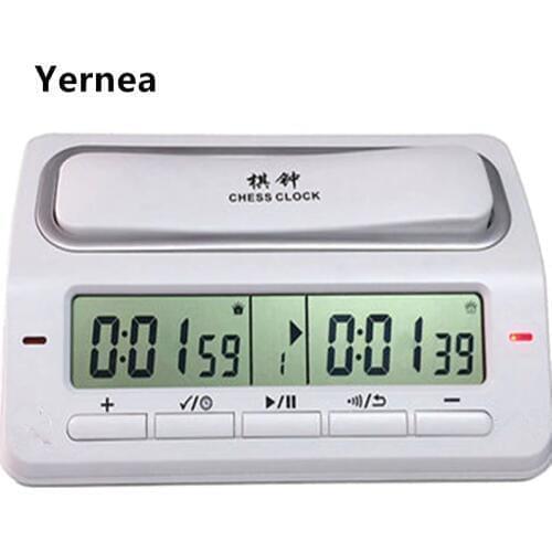 Yernea Electronic Digital Chess Clock Game Timer Master Tournament 39 Timing Modes For Chess I-GO Chinese Chess Game Set Timer