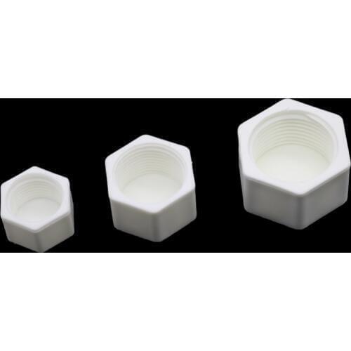 2 Pcs 1/2 Inch 3/4 Inch 1 Inch Female Thread Pipe End Plugs Internal Thread Garden Water Pipe End Connectors Tube Waterstop Caps