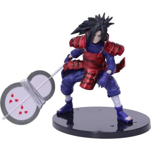 15CM Naruto Akatsuki Reincarnation Uchiha Zebra Fan Hand-made Doll Toy Model Doll Anime Toy Boxed Model
