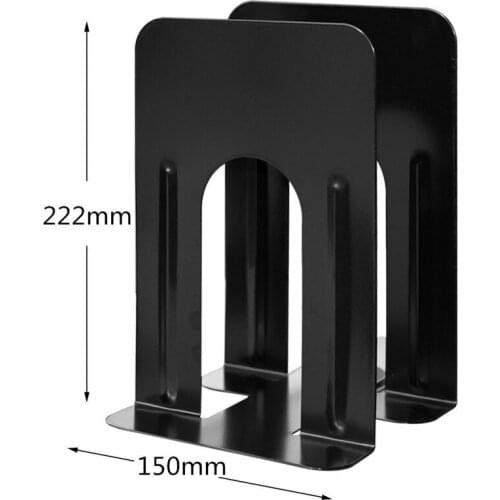 Metal Book Stand Letters Thickened By Book Stand Baffle Creative Simple Book Holder Students Reading Desktop Storage Organizer
